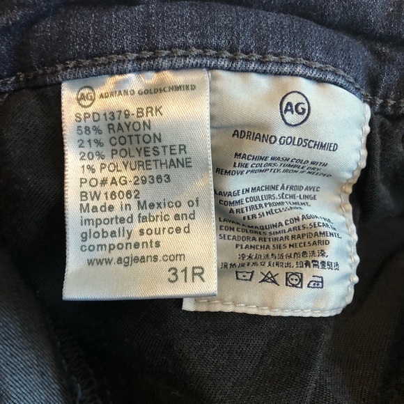 AG Farrah High Rise Skinny ankle in Brooks - Picture 7 of 8